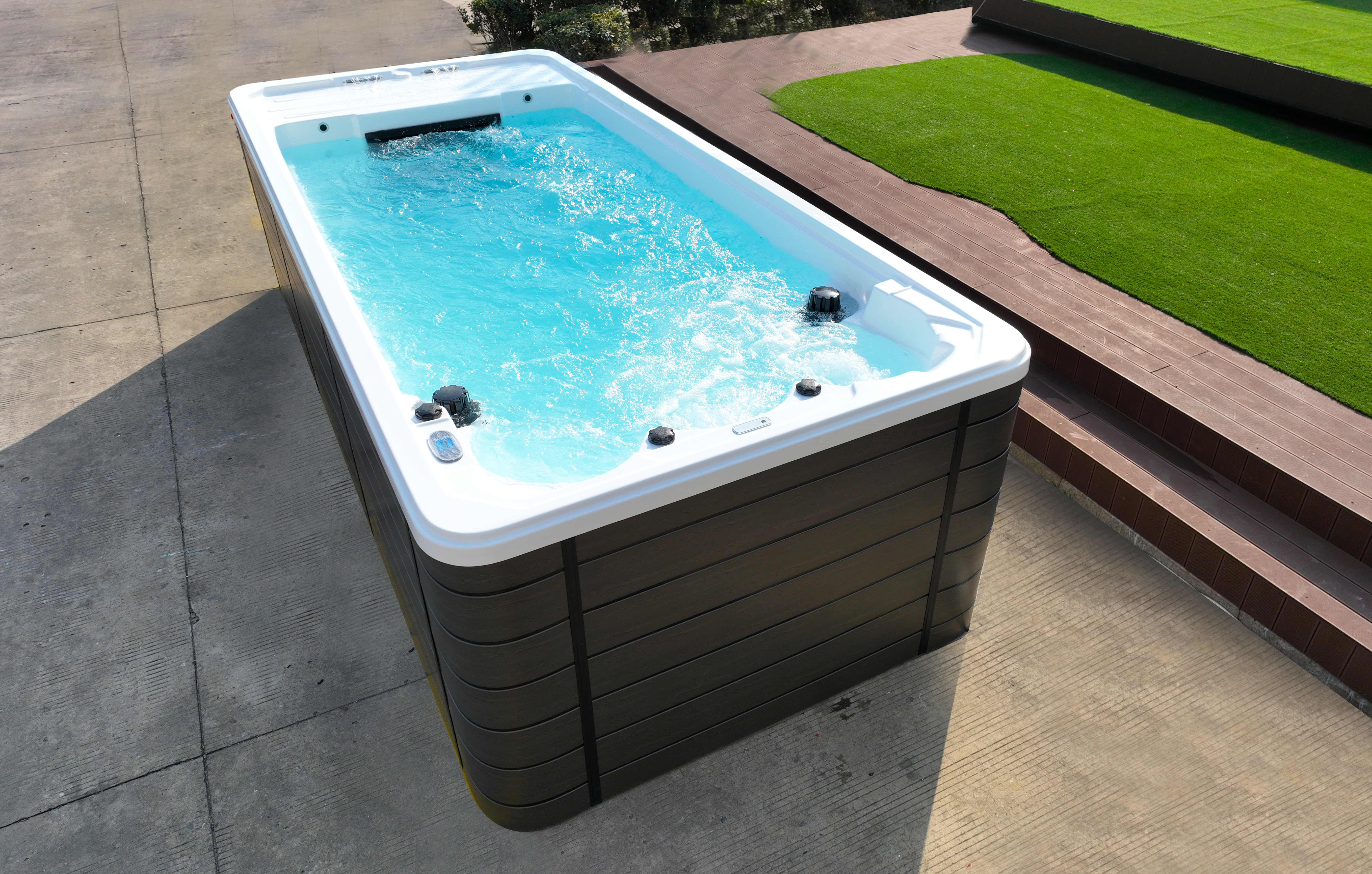 BG-6605 Cheap High Quality 3 Persons Outdoor Acrylic Whirlpools Spa Hot Tub With Bluetooth Speaker 