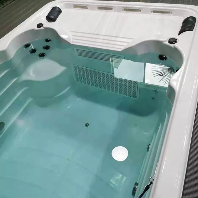 BG-6625 Bigeer New Design Balboa System Swim Pool Spa Bathtub Round Hot Tub With Overflow System 
