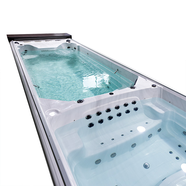 BG-6625 Bigeer New Design Balboa System Swim Pool Spa Bathtub Round Hot Tub With Overflow System 