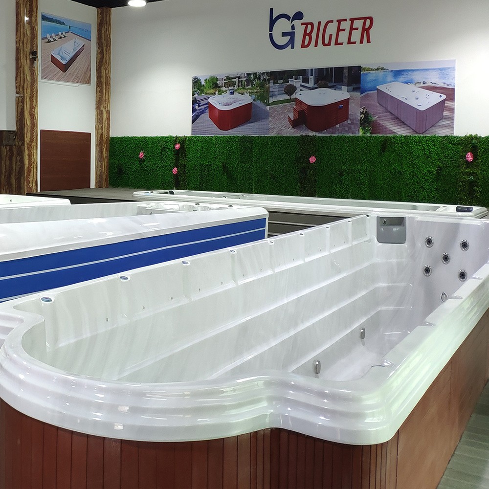 BG-6618 Acrylic outdoor above ground pool fiberglass ship spa swimming pool